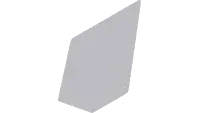 44.0438 Window, Right Front Esc 3/16