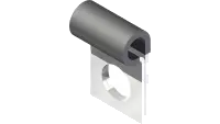 45.0053 Clamp, 3/16 Vinyl Coated Cable