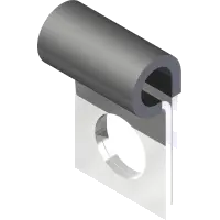 45.0053 Clamp, 3/16 Vinyl Coated Cable