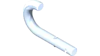 45.0054 Hook, J 1/4" x 1-1/2"