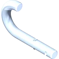 45.0054 Hook, J 1/4" x 1-1/2"