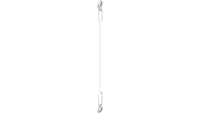 45.0055 Cable, 1/8 x 12 SS Stamped End