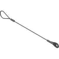 45.0061 Lanyard, 3/64 x 6" SS