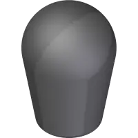 47.0001 Knob, Sm. #80 3/8-16 Thread