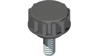 47.0167 Knob, 1/4-20 x 7/8 Dia Blk