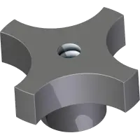 47.0213 Knob, 3/8-16 Thru Hole
