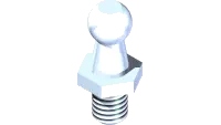 47.0225 Stud, Ball 10MM 5/16-18 Thread