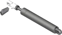 47.0250 Shock, Gas Bloc-O-Lift Locking