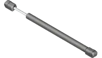 47.0289 Shock, Gas Spring .59 Dia 20#