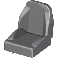 47.0360 Seat, Deluxe w/Manual Holder