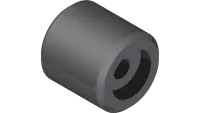 50.0044 Roller, End 4" Dia x 4" Long