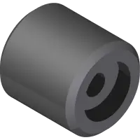 50.0044 Roller, End 4" Dia x 4" Long
