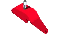 50.0183 Yoke, Caster 13", High/Low