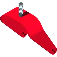 50.0183 Yoke, Caster 13", High/Low