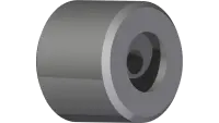 50.0194 Roller, End 5" Dia x 4" Long