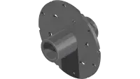 53.0123 Hub, 6 Tine Rotor