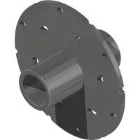 53.0123 Hub, 6 Tine Rotor
