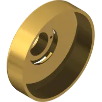 53.0134 Drum, 6" Brake - w/Taper Hub