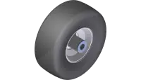 53.0140 Wheel, Asm 9 x 3.5 x 4 Flatfree