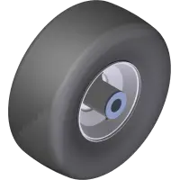 53.0140 Wheel, Asm 9 x 3.5 x 4 Flatfree
