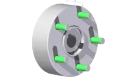 53.0220 Hub, Cast Wheel 5 Bolt 1-1/4" Taper Bore