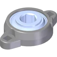 55.FB16012-H Bearing, Flange 3/4" Hex