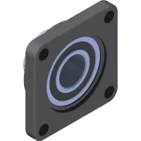 55.FB22023 Bearing, Flange Block 1-7/16"