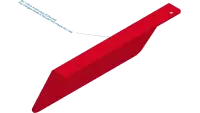 60.1127 Fender, Rear Flap Left