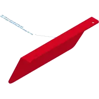 60.1127 Fender, Rear Flap Left