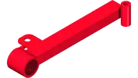 62.0972 Tube, Caster Wheel Mount
