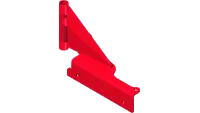 62.1433 Frame, Brush Mount Wing Left