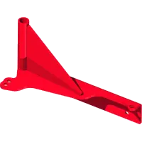 62.1434 Frame, Brush Mount Wing Right
