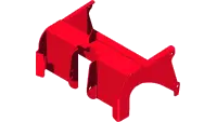 62.1435 Frame, Rear Drag Hitch