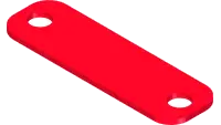 64.0884 Bracket, Backer Plastic Slide