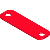64.0884 Bracket, Backer Plastic Slide