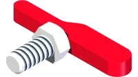 64.0970 Handle, Mirror BKT Lock