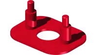 64.1007 Bracket, Height Nut Retainer