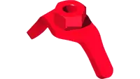 64.1077 Nut, Rear Mount Wing Nut 1/2"