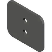 64.1179 Plate, Rear Slide Retainer