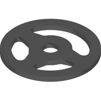 64.1718 Plate, Steering Wheel