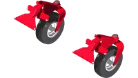 70.8213 Kit, HQ680 Swivel Wheel