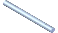 80.0295 Shaft, TGP 1 x 11-7/8l Keyed