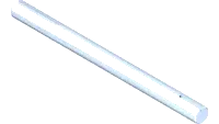 80.0345 Shaft, Snowblower Drive