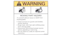 00.0101 Decal, Hazard-Moving Part