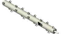 80.0399 Rotor, 56" Flail with Scoop Knives
