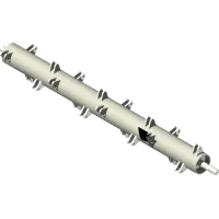 80.0399 Rotor, 56" Flail with Scoop Knives