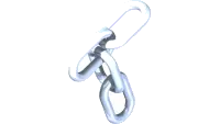Chain, 1/4 Plated x 4 Links LG