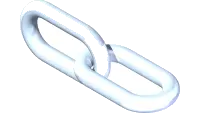 Chain, 1/4" x 2 Links