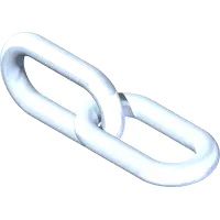 Chain, 1/4" x 2 Links