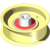 83.0016 Pulley, Idler Flat 3/8 x 3 1/8